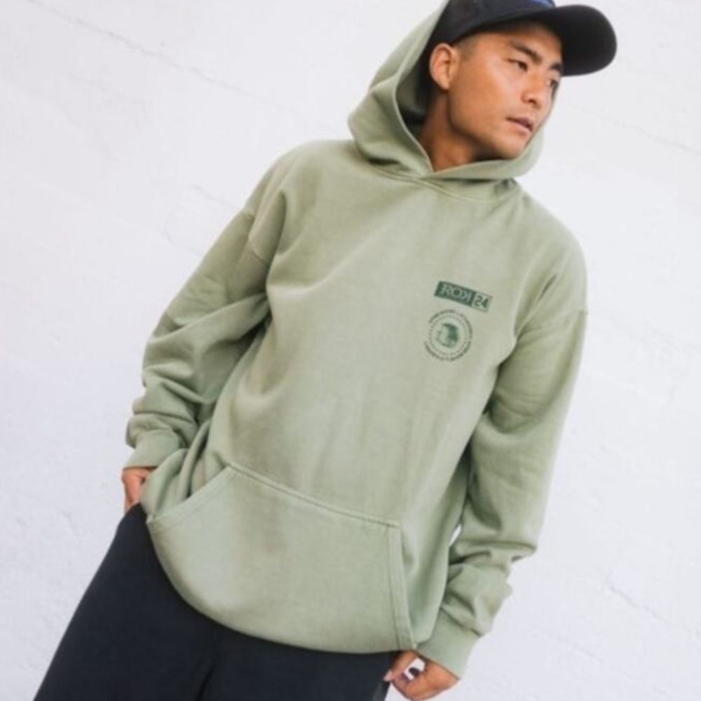 Samcha Round 3 KoreLimited Hoodie Washed Green